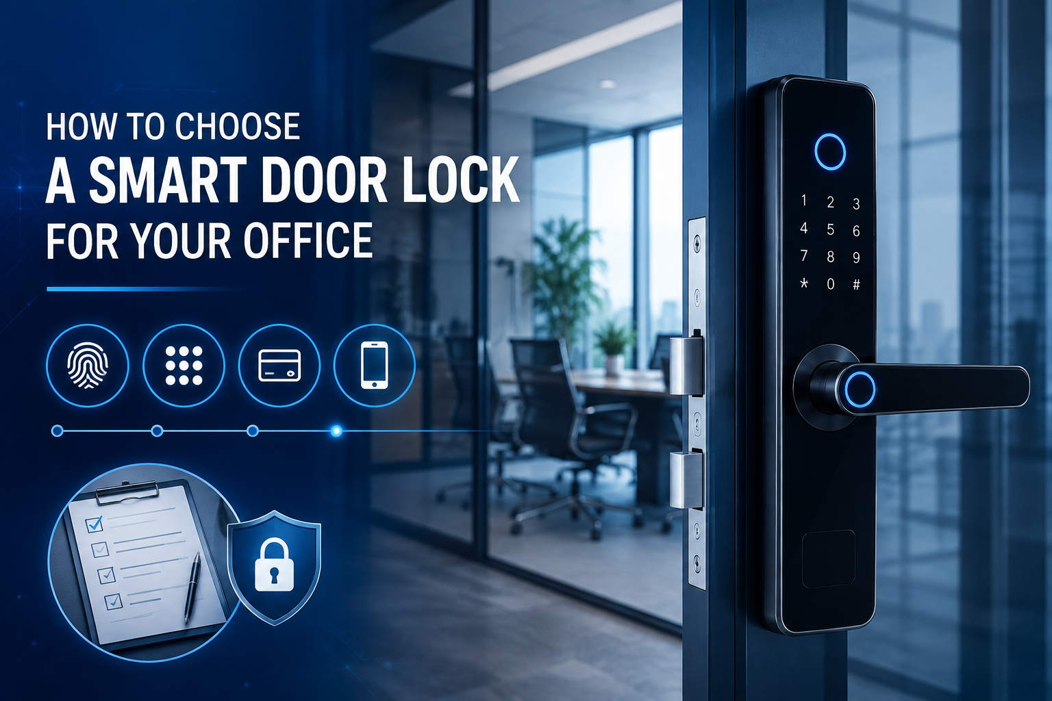 How to Choose a Smart Door Lock for Your Office